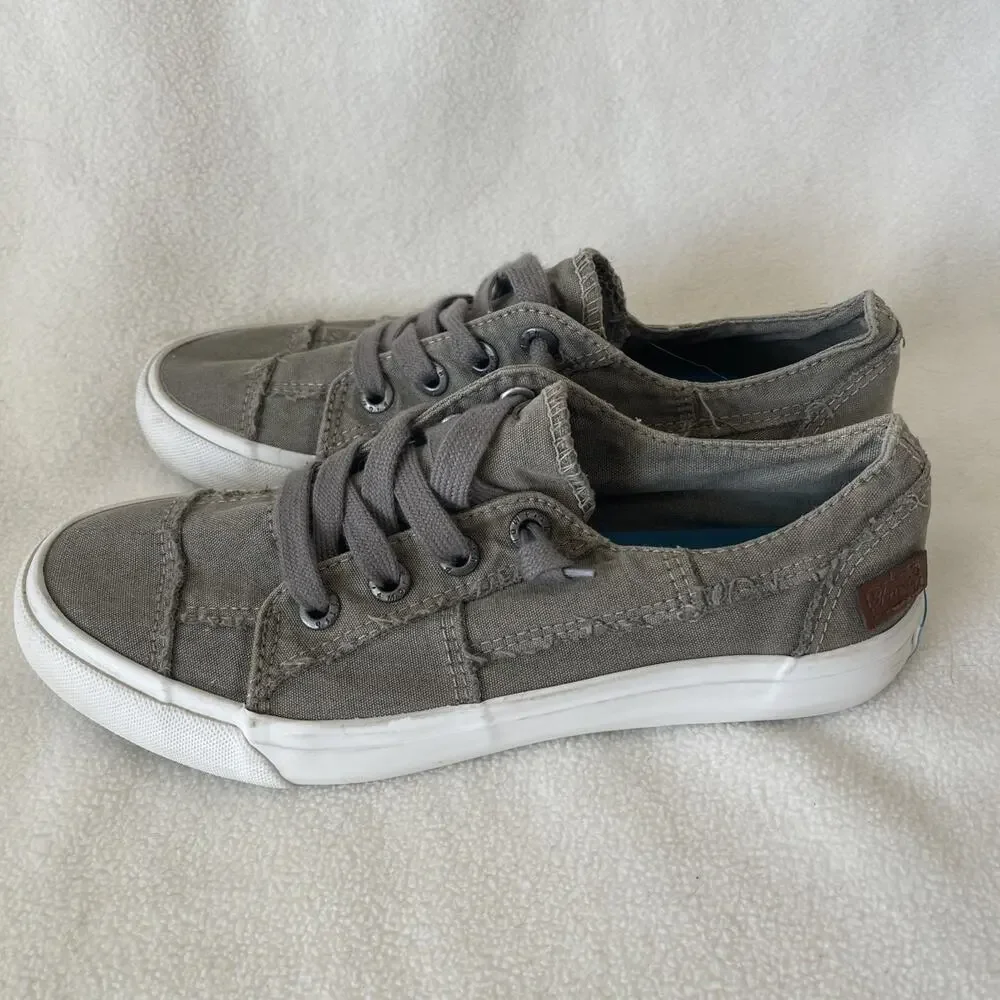 Women’s Size 8 Blowfish Army Green Casual Tennis Shoes Laces